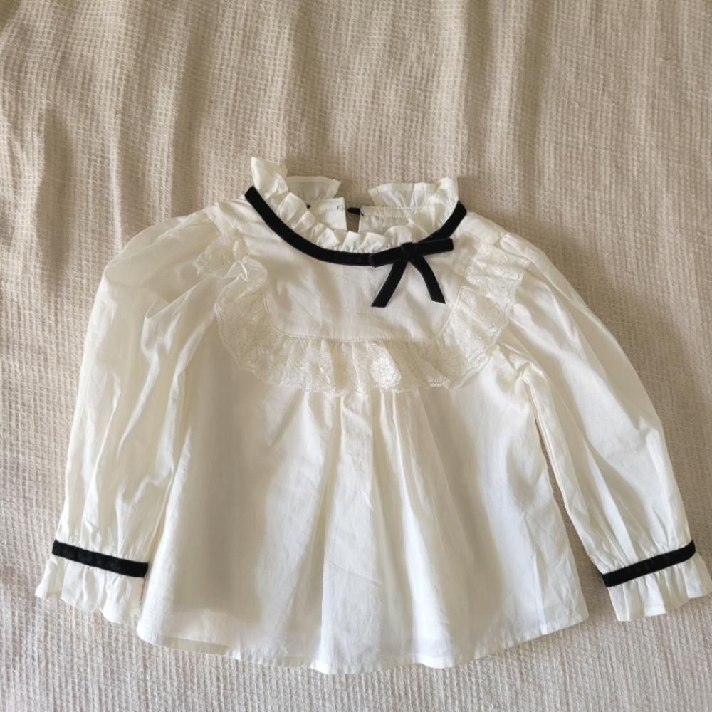 Janie And Jack White Blouse